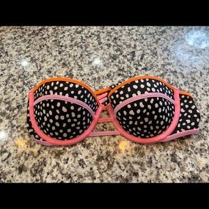 VS polka dot underwire bikini top